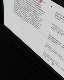 Webdesign for artist Marit Neeb Immo Schneider Conversation Taking Place CTP. TP. P.