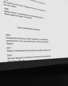 Webdesign for artist Marit Neeb Immo Schneider Conversation Taking Place CTP. TP. P.
