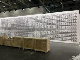 Typography Design for Galerie Thomas Schulte and Allan McCollum Immo Schneider Conversation Taking Place CTP. TP. P.