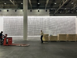 Typography Design for Galerie Thomas Schulte and Allan McCollum Immo Schneider Conversation Taking Place CTP. TP. P.