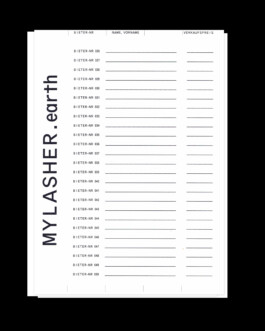 Visual Identity for Mylasher.earth Immo Schneider Conversation Taking Place CTP. TP. P.