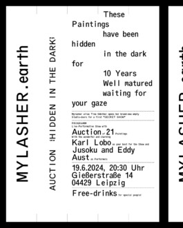 Visual Identity for Mylasher.earth Immo Schneider Conversation Taking Place CTP. TP. P.