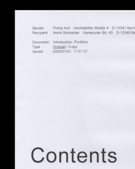 Immo Schneider Conversation Taking Place CTP. TP. P.