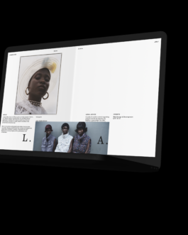 Project page from Lawrie Abei’s portfolio website, highlighting custom typography and structured image placement. Immo Schneider Conversation Taking Place CTP. TP. P.